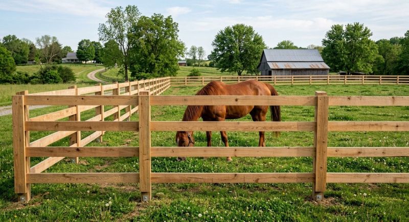 Equine Fence Installation in Pearland, TX