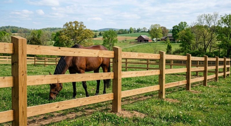 Horse Fence Replacement in South Houston, TX