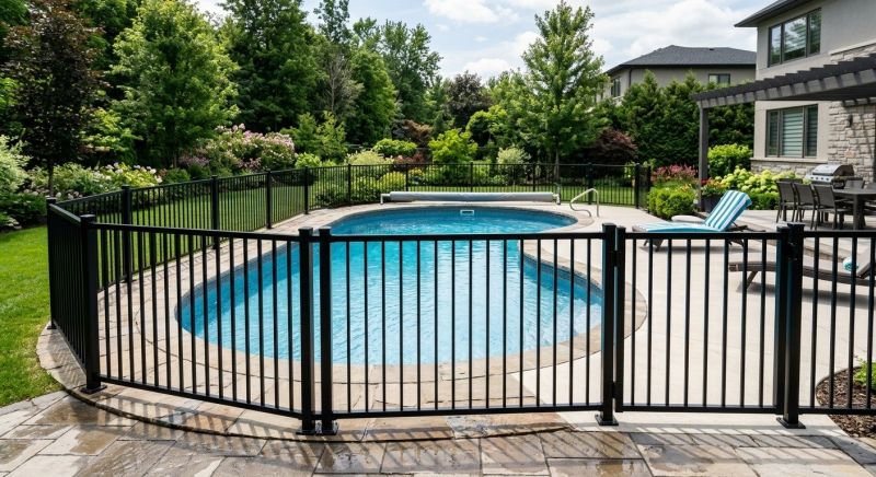 Metal Pool Fence Installation in St Louis, MO