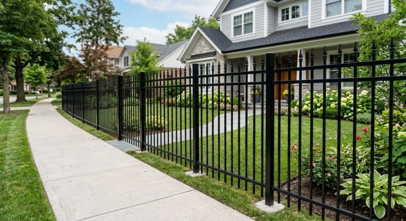 Steel Fence Construction in Alpharetta, GA